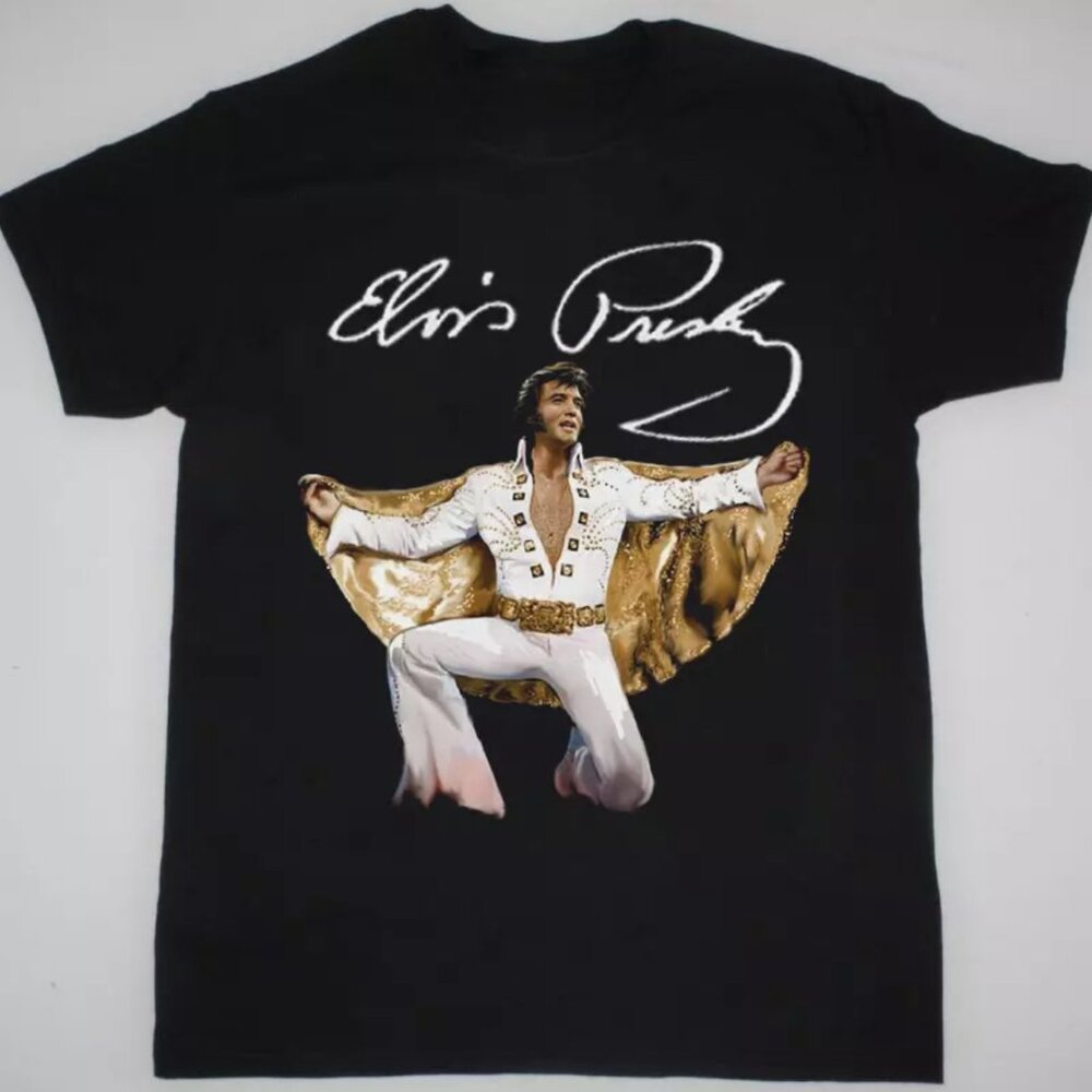 Elvis Presley Shirt Rock N Roll King T-shirt Tee Rock Fan Shirt